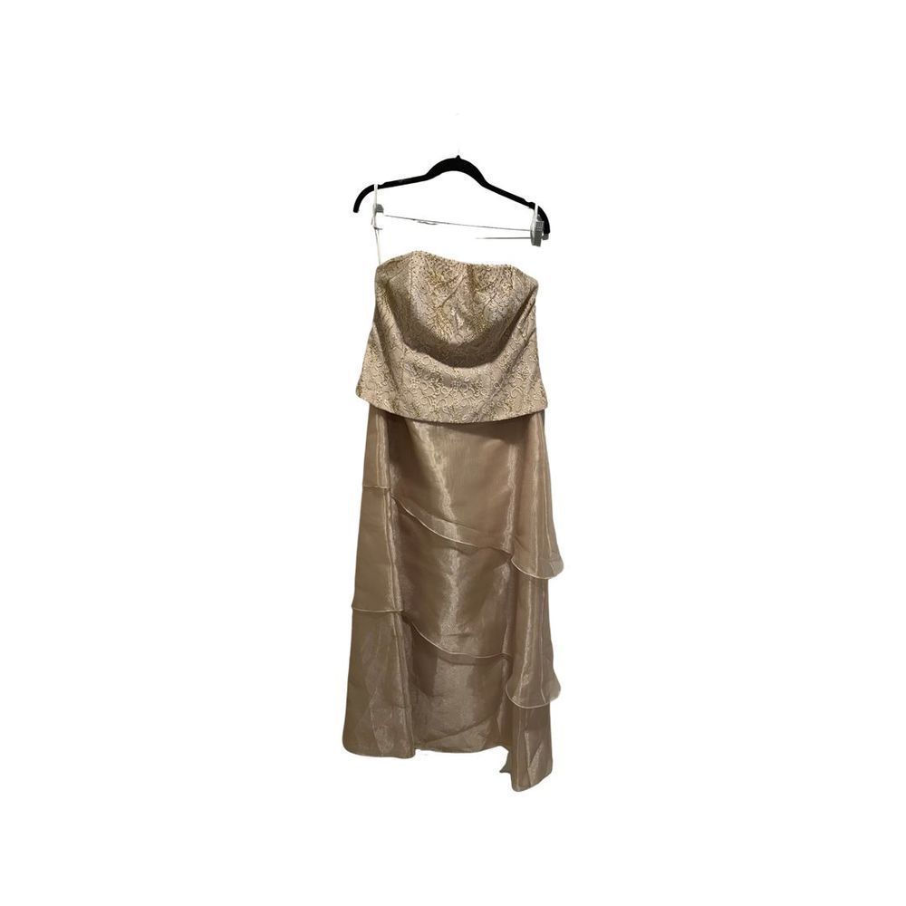 David’s Bridal Strapless Bridesmaid Dress